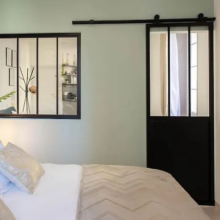 #20 2p Port/parking/ac/central Elegant 5min Promenade * Nizza
