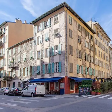 #20 2p Port/parking/ac/central Elegant 5min Promenade * Nizza