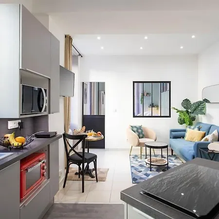 #20 2p Port/parking/ac/central Elegant 5min Promenade *