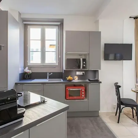 #20 2p Port/parking/ac/central Elegant 5min Promenade *