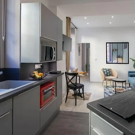 #20 2p Port/parking/ac/central Elegant 5min Promenade *