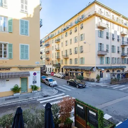 #20 2p Port/parking/ac/central Elegant 5min Promenade * ニース