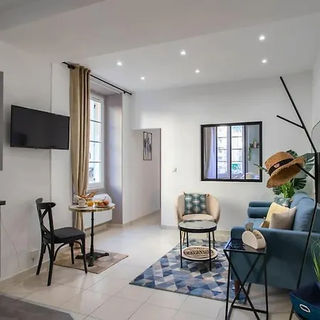 Appartement #20 2p Port/parking/ac/central Elegant 5min Promenade